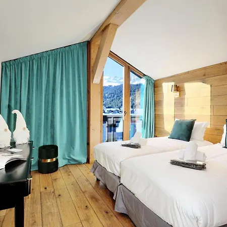 L'ourse Bleue - Superbe Penthouse Au Coeur De Moriond Mae-3824 شقة